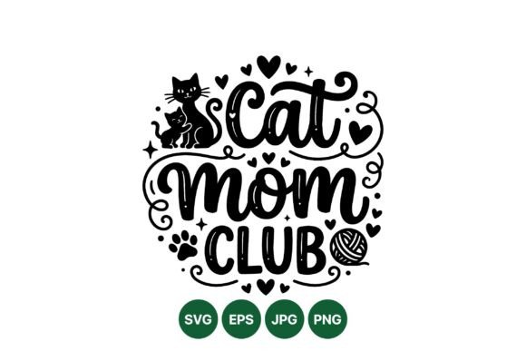 Cat Mom Club Silhouette Design: An Embroidery Review