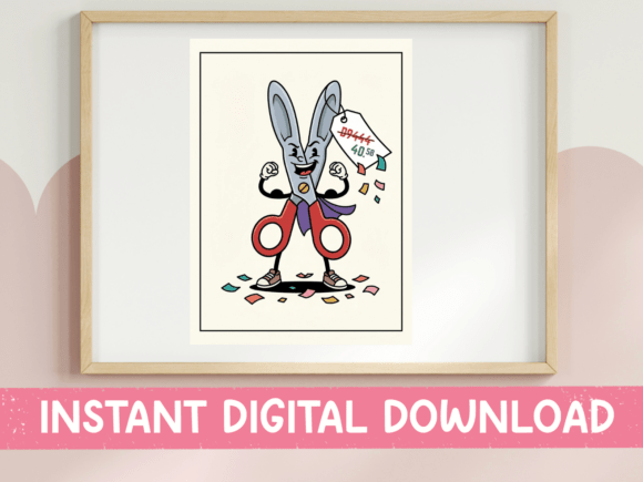 Coupon Scissors Retro Character: An Embroidery Review