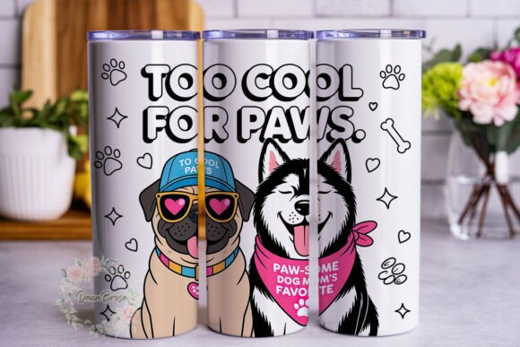 Dog Mom Friends 20oz Tumbler Wrap Review