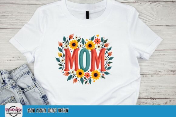 Mom Floral Heart Design: A Sublimation & Stitch Review