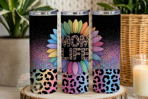 Vibrant Mom Life Leopard Sunflower PNG Review
