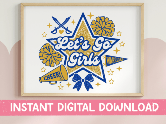 Warriors Let s Go Girls Cheer SVG PNG Review